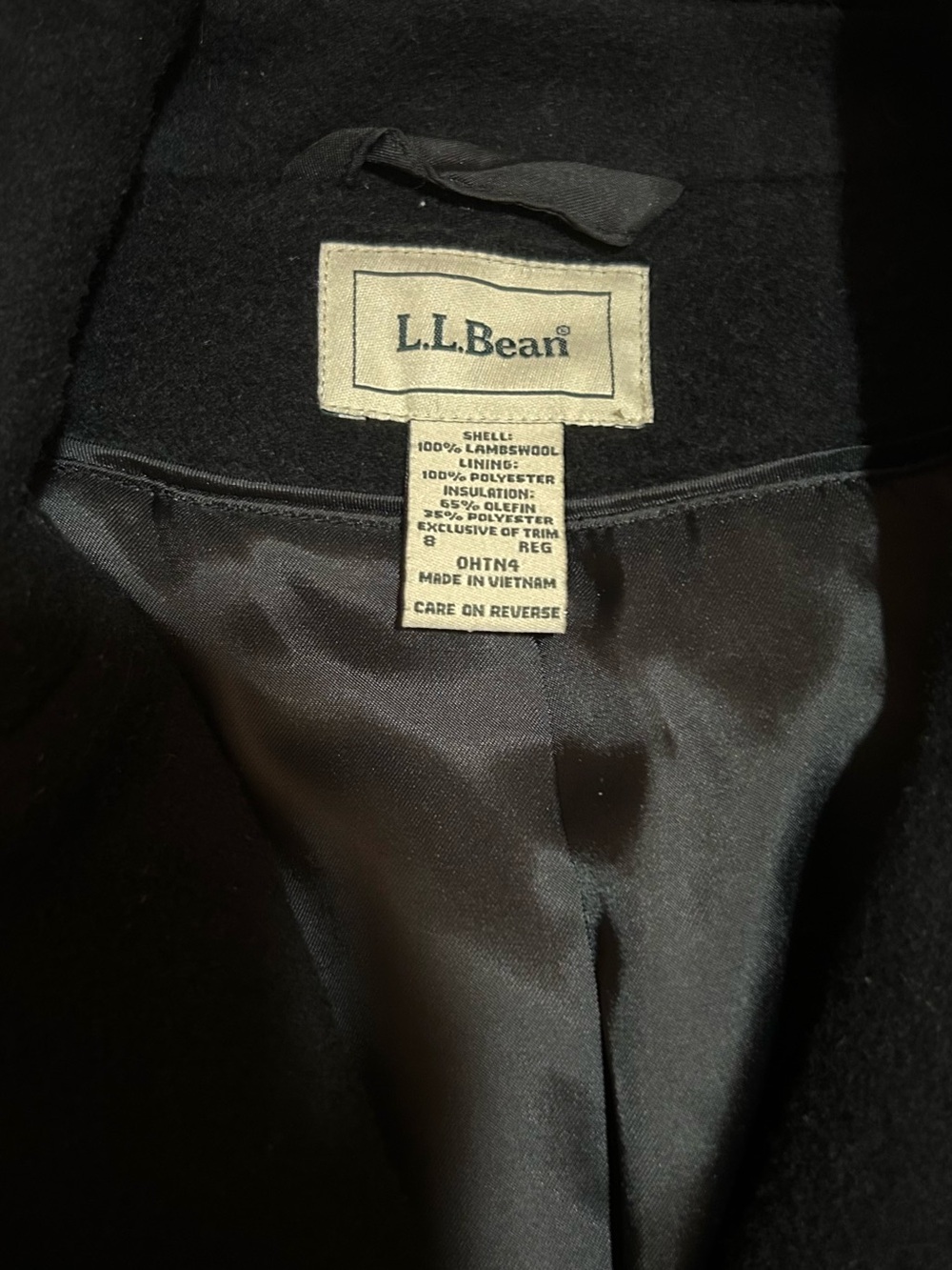 LL Bean Long Sleeved Button Up Jacket - Picture 5 of 5